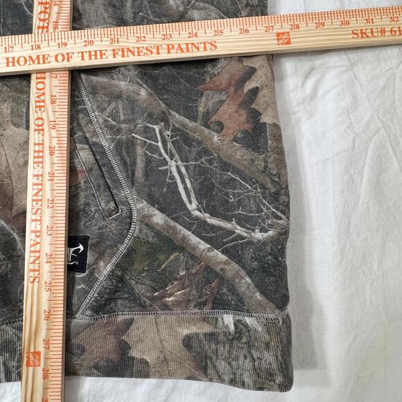 Bass Pro Shop Mens 2XL Camo Hoodie Sweater Hooded Winter Hunting - Picture 7 of 9